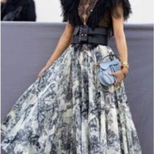 Christian Dior Print Midi Length Dress.  Beautiful and timeless. Full price only